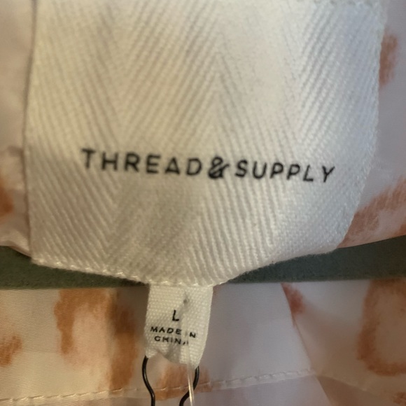 Windbreaker Leopard Print 1/2 zip - Picture 4 of 5